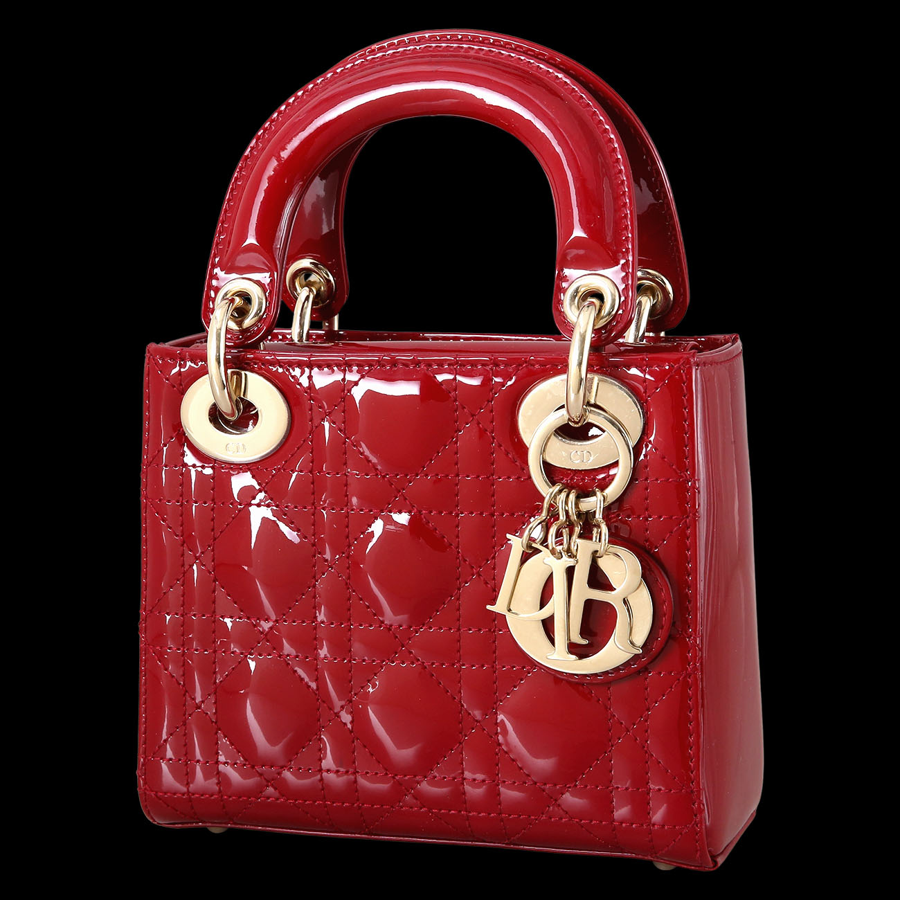 CHRISTIAN DIOR(USED)크리스찬디올 레이디디올 페이던트 미니백